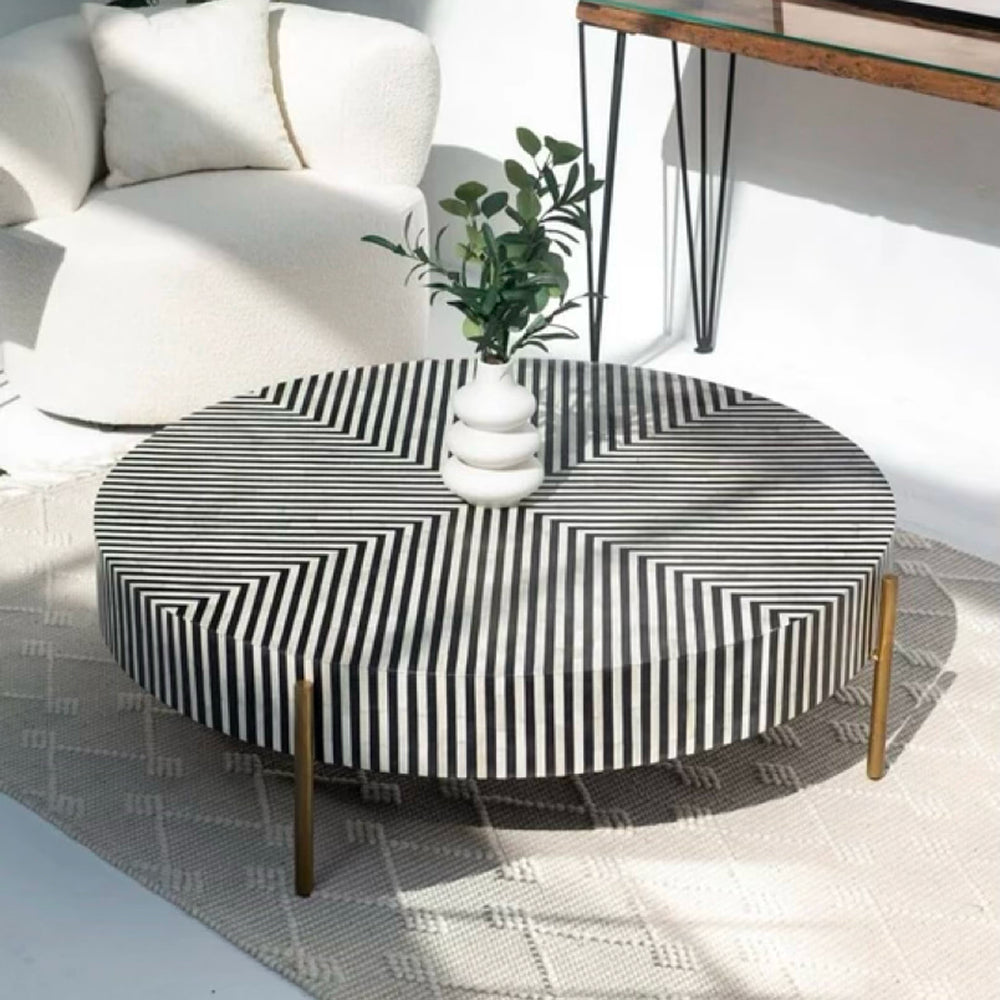Zebra Stone Coffee Table